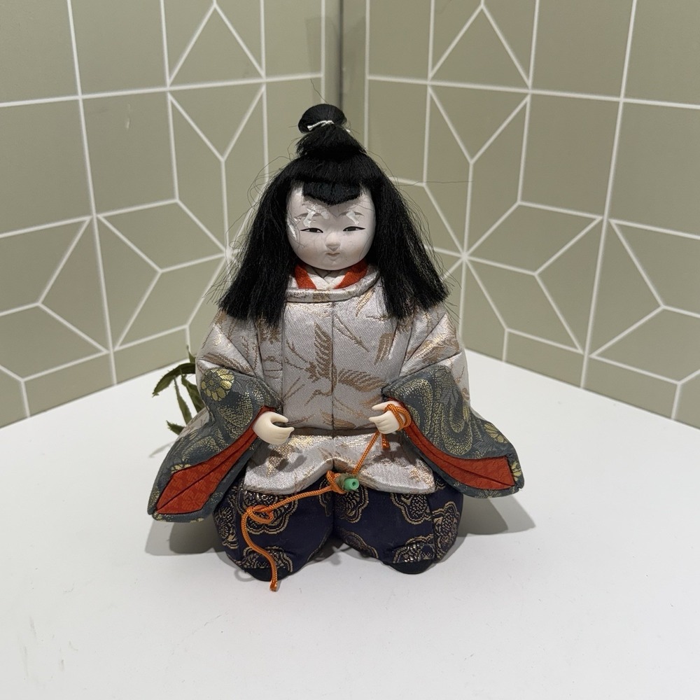 Vintage Japanese Or Chinese Doll Figure‎ about 12 to 14 inches tall